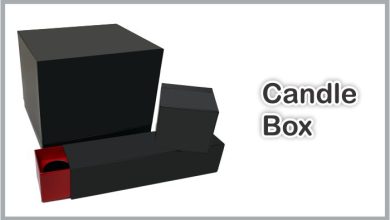 2 Black Candle Boxes