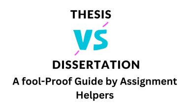 thesis vs dissertation