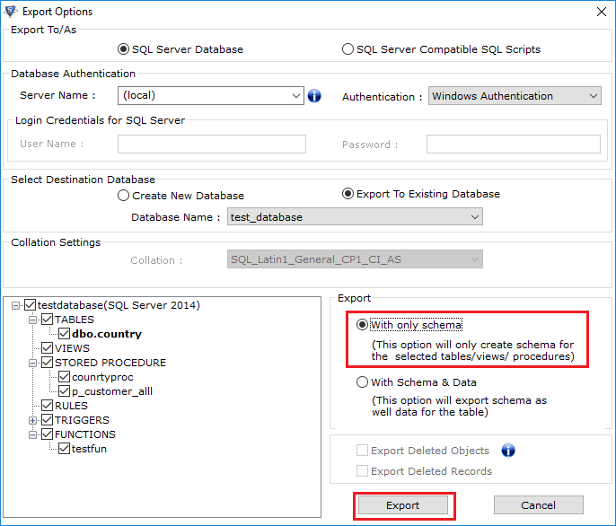 recover deleted SQL records