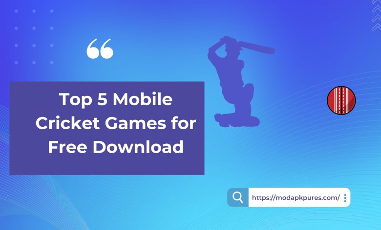 Mobile cricket games